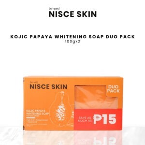NISCE SKIN Kojic Papaya Whitening Soap Duo Pack (100g x 2)