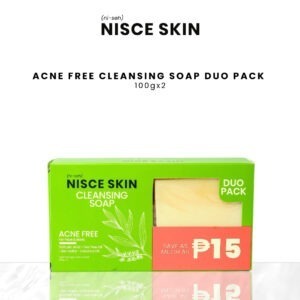 NISCE SKIN Cleansing Soap - Acne Free Duo Pack Save P15 (100g x 2)